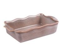 Plat à four rectangle Ely 27x15x7 cm brun - Table Passion - Marron - Porcelaine Marron