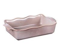 Table Passion – Plat à four rectangle Ely 31x17x7 cm Porcelaine marron