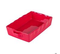 Plat à four rectangle Gusto 32x21 cm rouge - Table Passion