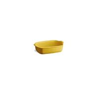 Plat à four rectangle - EMILE HENRY - 22 cm - Céramique haute résistance - Jaune - Compatible lave-vaisselle