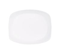 Plat à four rectangulaire blanc 34X25cm Smart Cuisine Carine 250°C - Opale culinaire extra léger et résistant Luminarc