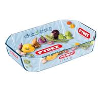 Plat à four rectangulaire en verre - PYREX - Inspiration - 30x20x7cm - Blanc - Contemporain
