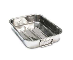Plat à four rectangulaire inox 30 cm Baumalu