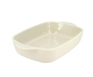 Plat à four rectangulaire Octave en grès beige 27,3 x 16,5 cm Menastyl