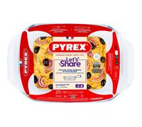 Plat à four rectangulaire - PYREX - Let's Share - 27 x 17 cm - Verre
