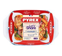 Plat à four rectangulaire - PYREX - Let's Share - 31 x 20 cm - Verre