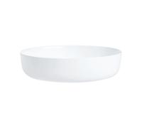Plat à four rond blanc 30cm Smart Cuisine Diwali 250°C - Opale culinaire extra léger et résistant Luminarc