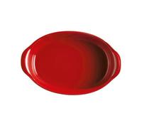 Plat à Four Ultime en Céramique Grand Ovale Emile HENRY Rouge Grand Cru