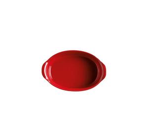 Plat à Four Ultime en Céramique Petit Ovale Emile HENRY Rouge Grand Cru SC