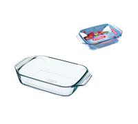 Pyrex - Irresistible - Plat à Four Rectangulaire en Verre, Transparent, 39 x 25 cm