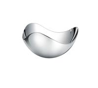 Plat à fruits Assiette à fruits légère en acier inoxydable, Style de luxe, ornements décoratifs for la maison, salon, Table basse en argent corbeille à fruits pour comptoir de cuisine, corbe(Petit)