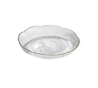 Plat à fruits Assiette de fruits en verre, assiette décorative, assiette de collation for la maison, assiette de bonbons, assiette de fruits corbeille à fruits pour comptoir de cuisine, corbe(Moyen)