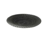 Plat à fruits Bol de fruits en résine for comptoir de cuisine, bol de fruits sculpté créatif, assiette de fruits ronde noire, pièce maîtresse de table d'assiette de fruits décorative corbeille à fruit