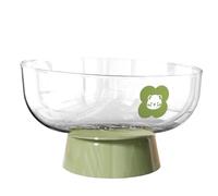 Plat à Fruits pour Banc de Cuisine, Grand Bol à Fruits | Bol à Fruits Mignon sur Piédestal | Porte-Snack de Bonbons Écran de Table Haut avec Base de Vidange Amovible pour Décor À La Maison Écran de