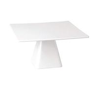 Plat a gateau carre a pied en melamine APS