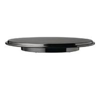 Plat à gâteau en mélamine noir Pure APS 310 mm