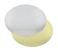Plat à gâteau rond, diamètre: 200 mm, or/argent