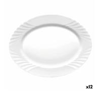 Plat À Gratin Bormioli Rocco Ebro Oblongue Blanc Verre (36 Cm) (12 Unités)