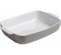 Plat à gratin carré, céramique, gris, longueur : 250 mm, largeur : 190 mm