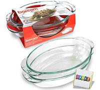 Plat à gratin / Casserole Ovale avec couvercle en verre 2300cc - Pasabahce