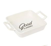 Plat à gratin en porcelaine 20x12cm