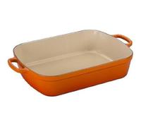 Le creuset 20184370902422 plat à gratin rectangulaire orange