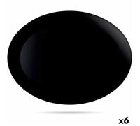 Plat À Gratin Luminarc Diwali Noir Verre 35 X 24 Cm (6 Unités)