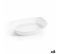 Plat À Gratin Luminarc Smart Cuisine Rectangulaire Blanc Verre 38 X 27 Cm (6 Unités)