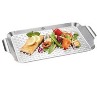 Plat à griller pour barbecue 43 x 25 cm cuisson légumes poissons coquilles GEFU