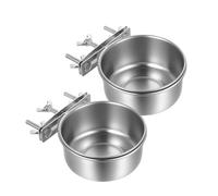 Plat À Oiseaux pour Perroquets - Bol d'eau Amovible en 2 Pièces, Mangeoire pour Petits Animaux, Utilisation De l'espace | Accessoire De Poulailler D'intérieur, Créatifs, Design Moder