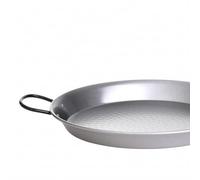 Plat à paëlla acier poli ø 46 cm, das original en espagne de paella world