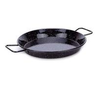 Plat À Paella En Acier Émaillé Garcima 10004c - 38cm Noir G