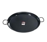 VAELLO - Plat à Paella en Métal Émaillé - Plat de Cuisson Résistant - Accessoire Cuisine Extérieure Facile à Nettoyer - Poêle à Paella à 2 Poignées, Ø 70 cm
