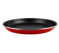 Plat à pizza en acier de 30 cm de diamètre, idéal pour cuire des pizzas croustillantes et faciles à servir.