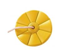 AXI Siège Balançoire ronde en plastique jaune | Balançoire Enfant - 27 cm