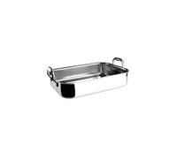 Lacor Plat à rôtir TriChef 35 x 26 cm Inox 18/10 5 L – Induction, Four, Lave-vaisselle