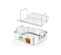 Plat à Rôtir 36cm - - argenté - acier inoxydable