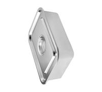 Plat à rôtir robuste en acier inoxydable 304 avec couvercle transparent résistant à la déformation et base plate pour la cuisson à la vapeur - Poêle à pâtisserie en acier inoxydable avec couvercle en