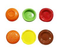 Plat à Sauce - 6 Pièces Compact , Assiettes à Sauce, Bols Apéritifs | Bolsà tremper, bols à tremper, hamburger empilable soja pour sushi collation barbecue fête apéritif salle à manger cuisine