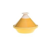 Plat à tajine en faïence "sofia" 27cm moutarde G