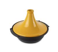 PEUGEOT - Plat à Tajine en Céramique - 30 cm - Compatible Tous Feux y compris Induction - Fabrication Française - Jaune Safran