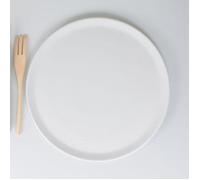 Plat à tarte 35,5 cm en porcelaine blanche Porcelaine Girard