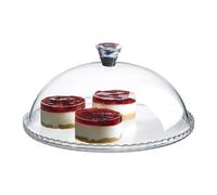Plat à tarte avec cloche 32 cm verre 32.00 cm pasabahce 32.00x32.00 cm