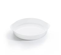 Plat à tarte blanc 28cm Smart Cuisine Carine 250°C - Luminarc - Opale culinaire extra léger et résistant Luminarc