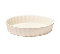 Plat à tarte 28 cm, crème, Emile Henry