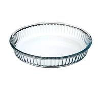 Plat à Tarte en Verre ""Rond"" 26cm Transparent