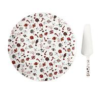 Home Deco Factory – Plat à tarte – Porcelaine multicolore – 30 cm