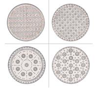Table Passion Plat à tarte Nelson 32 cm en grès Gris (1 modèle aléatoire)