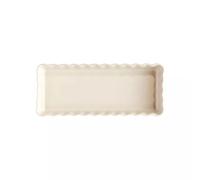 Plat à Tarte Tourtière Rectangulaire Longue Emile HENRY Blanc Argile