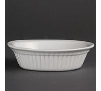 Olympia C110 Platà tarte ovale, 46 mm H x 170 mm l x 133 mm P (lot de 6)